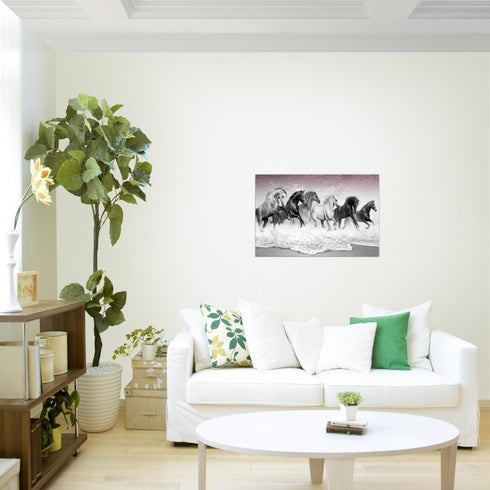 Wandbilder Wohnzimmer XXL Pferde Moderne Bilder Tiere